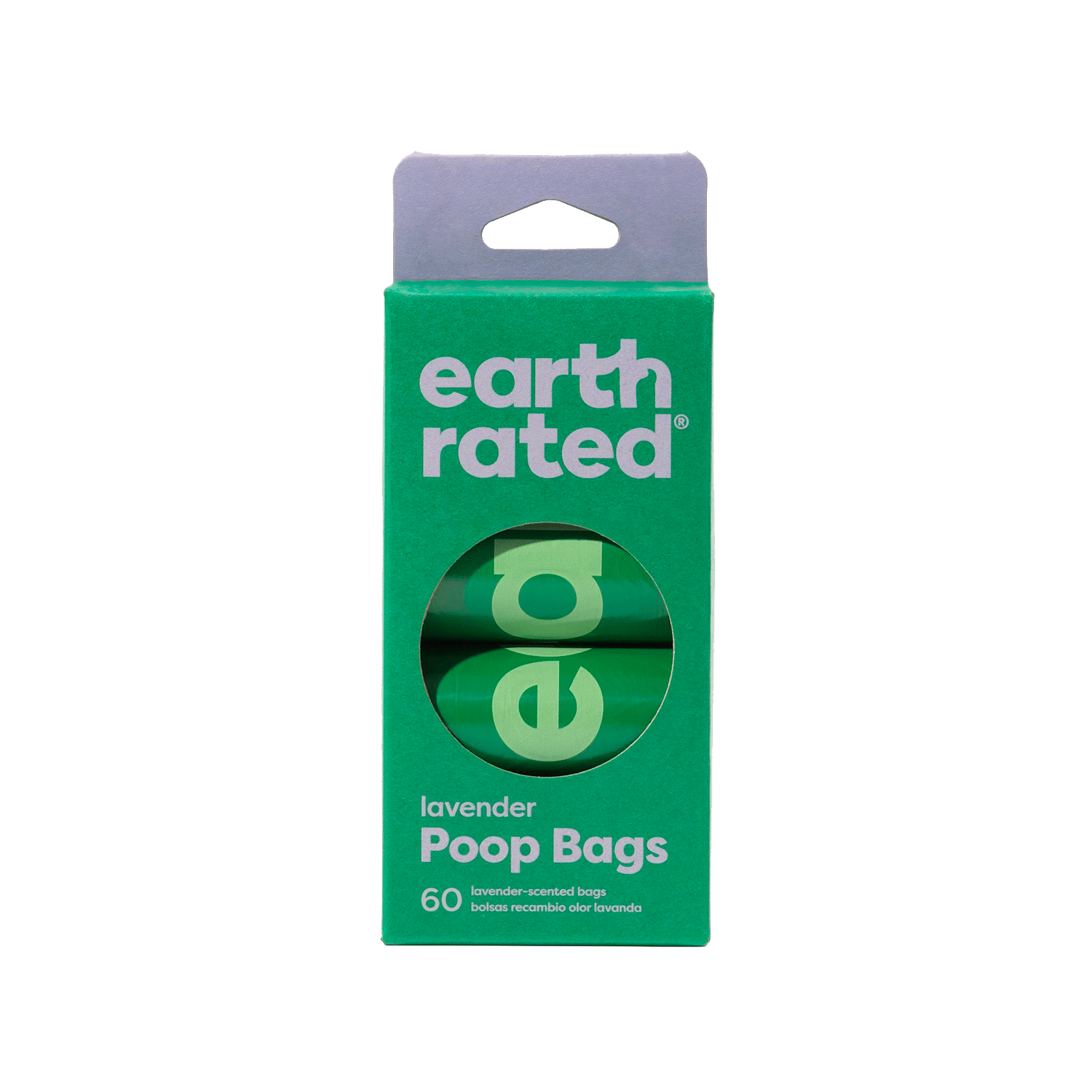 Earth Rated 60 Bags on 4 Rolls - Lavender