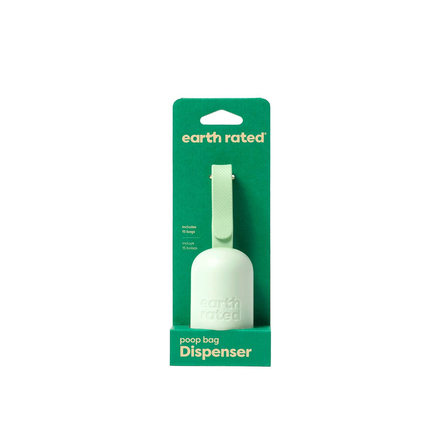 Earth Rated Poop Bags Dispenser with 15 bags